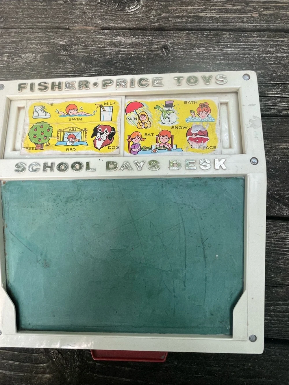 Vintage Fisher Price 1972 School Days Desk